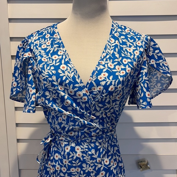 SHEIN NWOT Boho Wrap Dress. - Picture 2 of 7